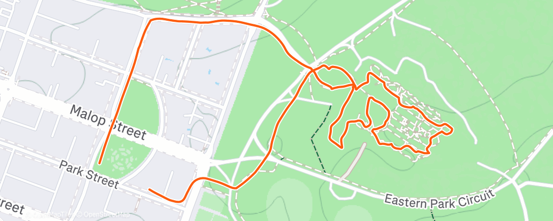 Map of the activity, old couple points at tree