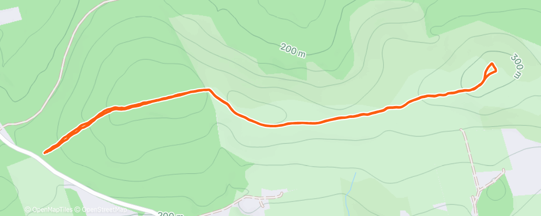 Map of the activity, DR advent hills #8