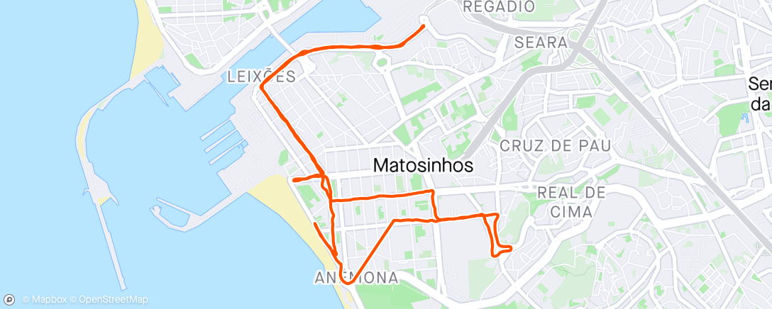 Map of the activity, Run 50 - Corrida do Dia do Pai