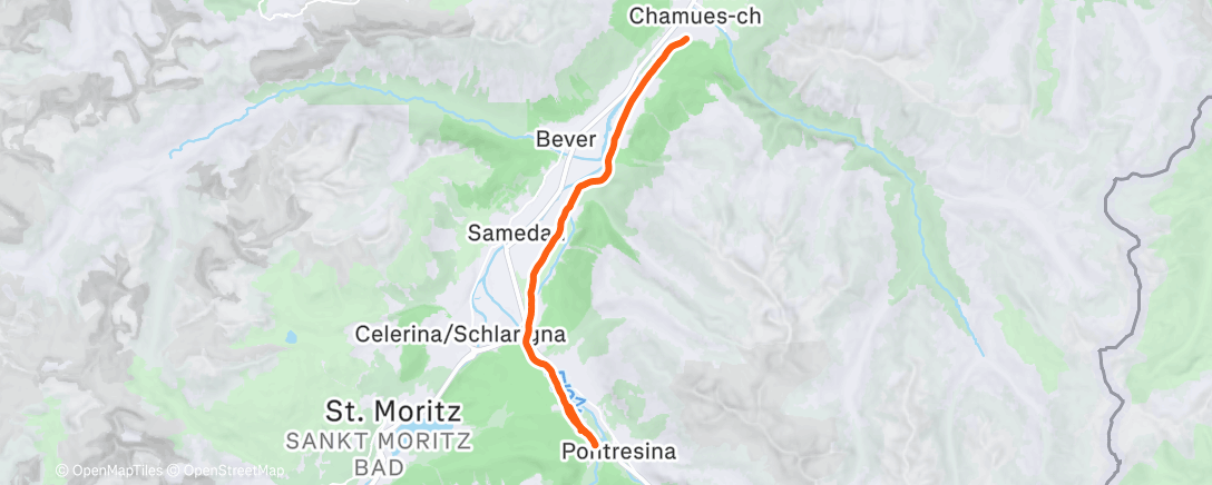 Карта физической активности (Ski Nordisch am Nachmittag)