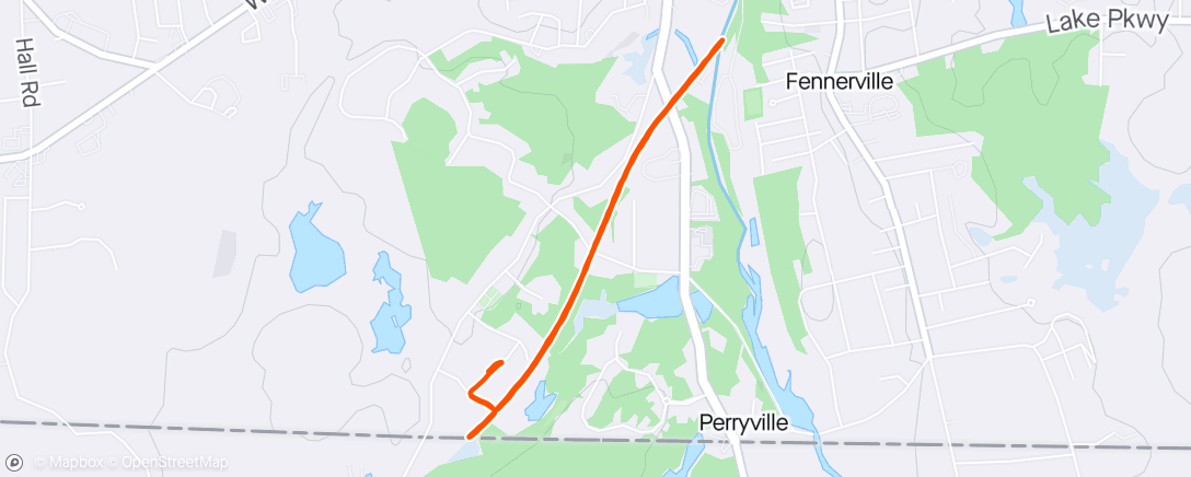 Map of the activity, Morning Run