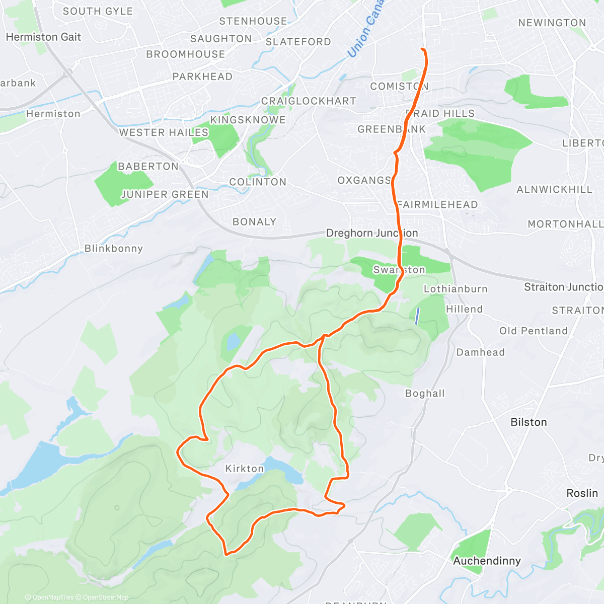 Carte de l'activité Morning Run