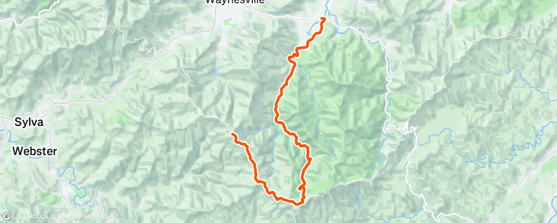 Map of the activity, Morning Ride