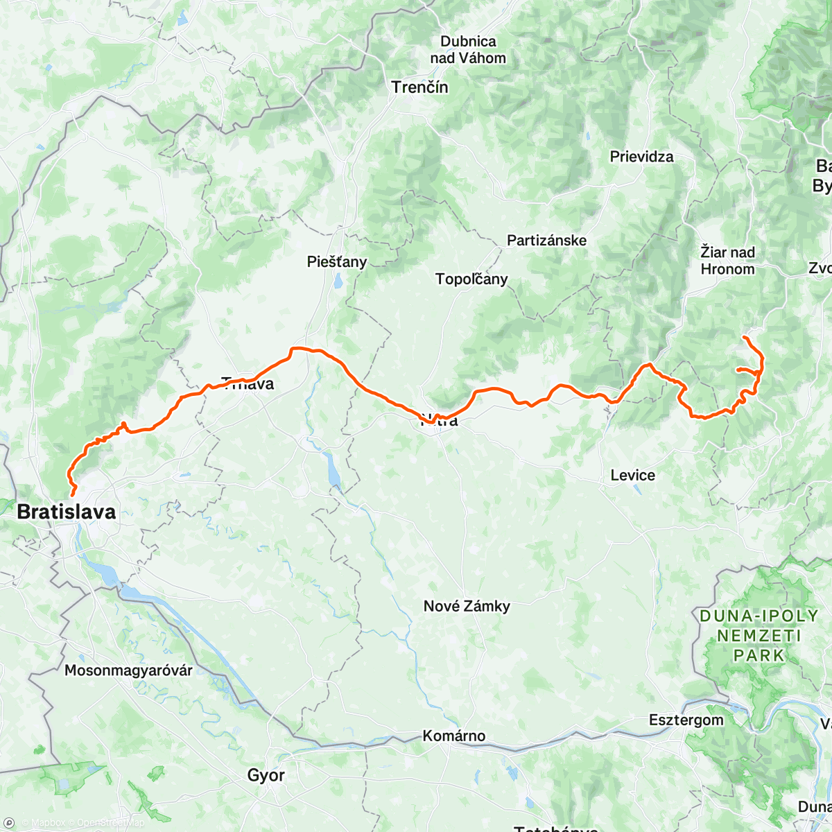 Map of the activity, RTSK PRVÝ DEŇ