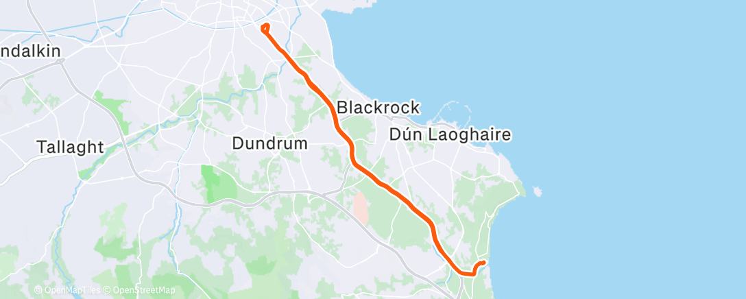 Map of the activity, Morning Ride