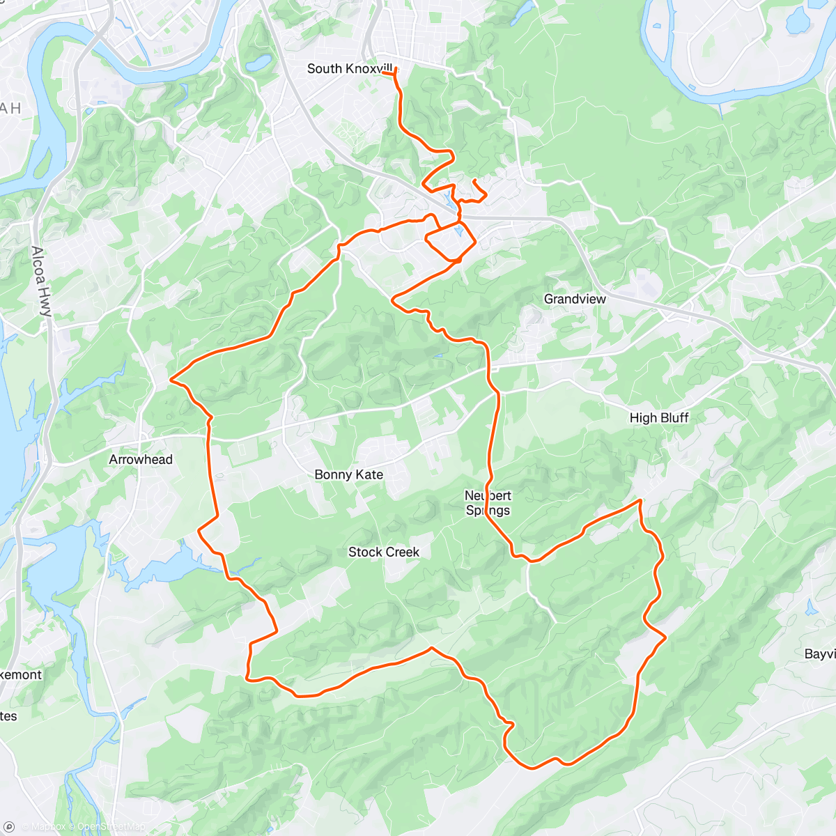 Map of the activity, TVB TNRR