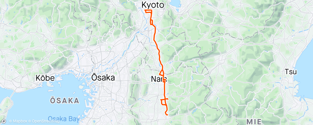 Mapa de la actividad, 奈良の神社めぐり