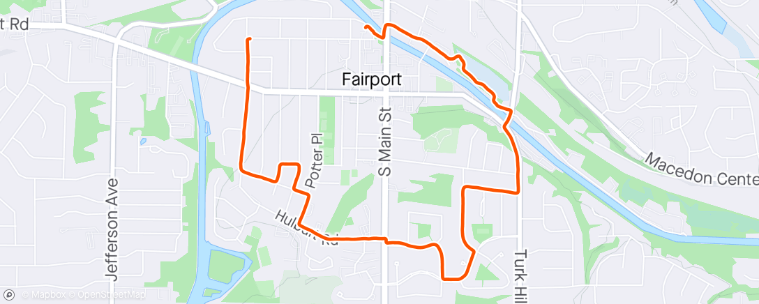 Map of the activity, Fairport