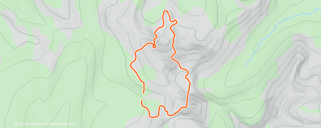 Карта физической активности (Zwift - Loch Loop in Scotland)