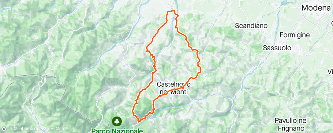 Map of the activity, Terre di Canossa - Monteduro - Pratizzano