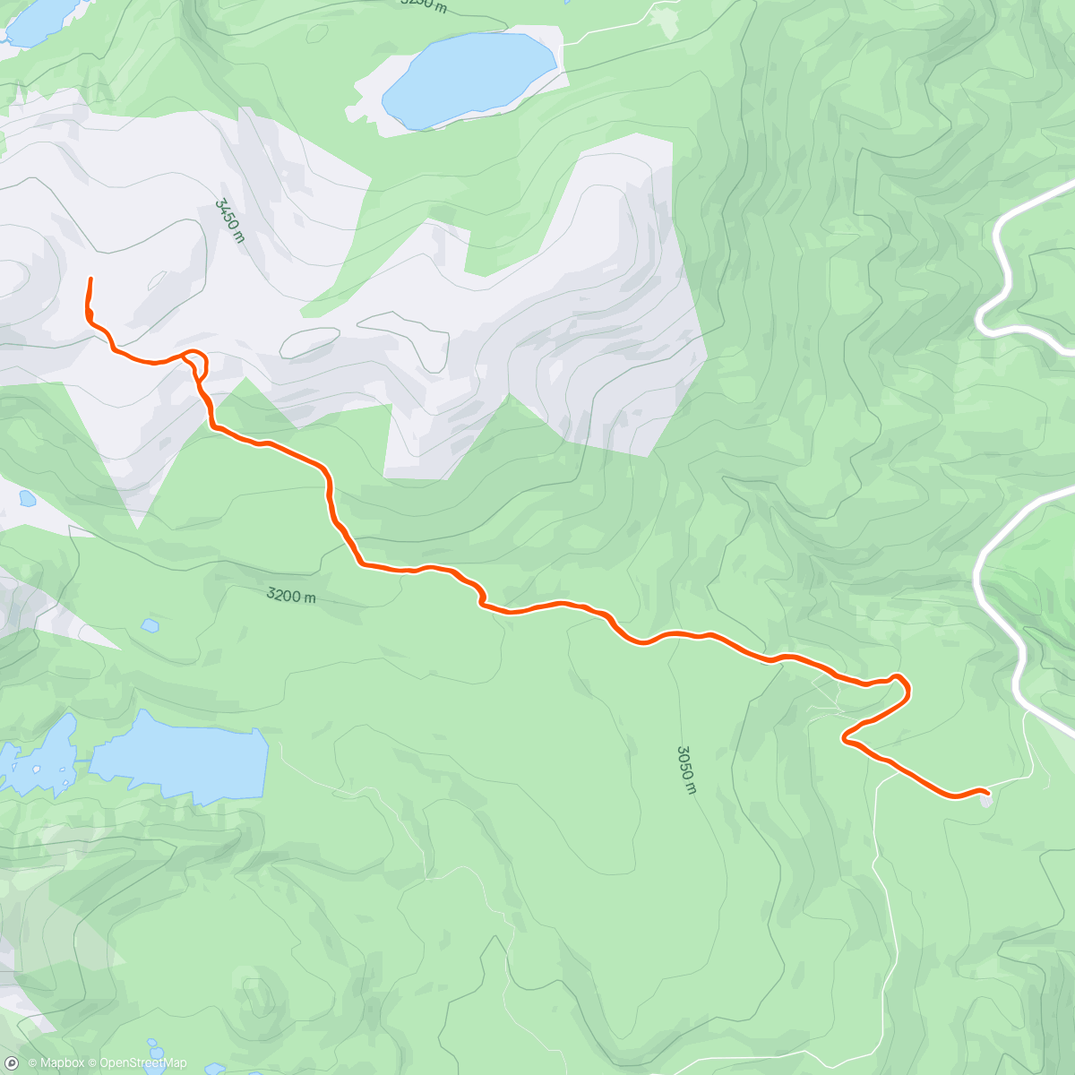 Map of the activity, Niwot Ridge