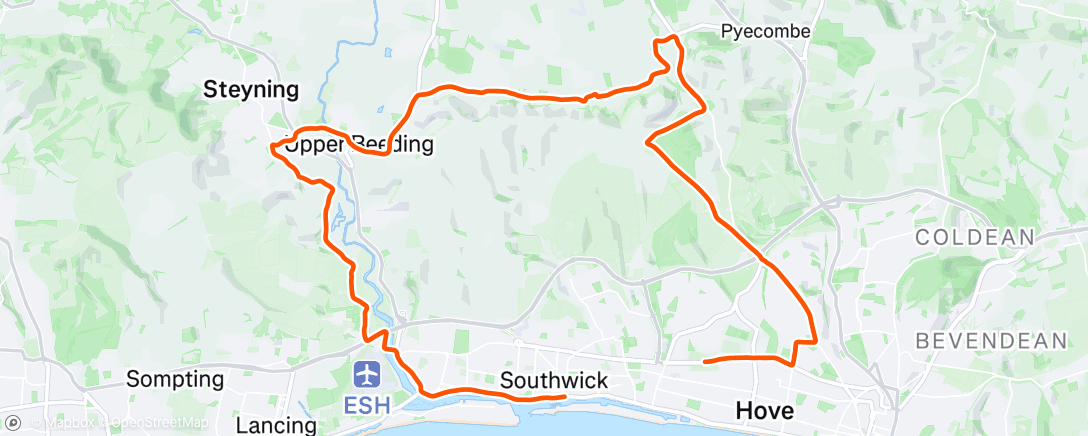 Map of the activity, Dads at Dawn