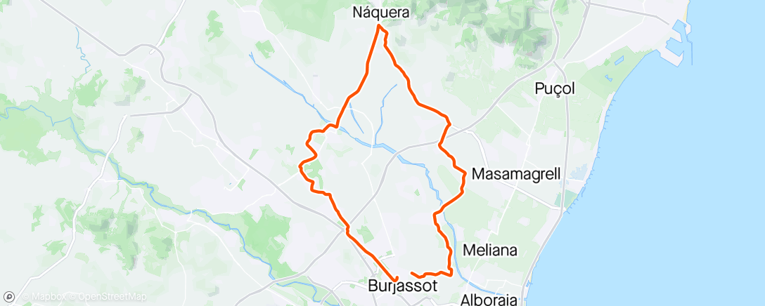 Map of the activity, Náquera