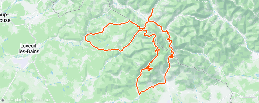 Map of the activity, Vosges 👌