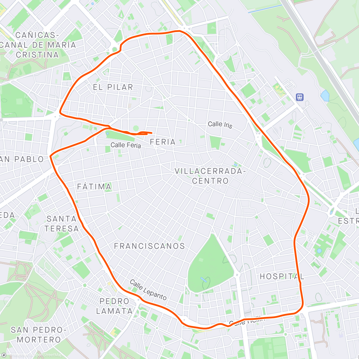 Map of the activity, Pre-10k-Ab