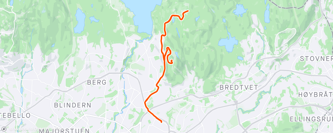 Map of the activity, Solemskogen and GK