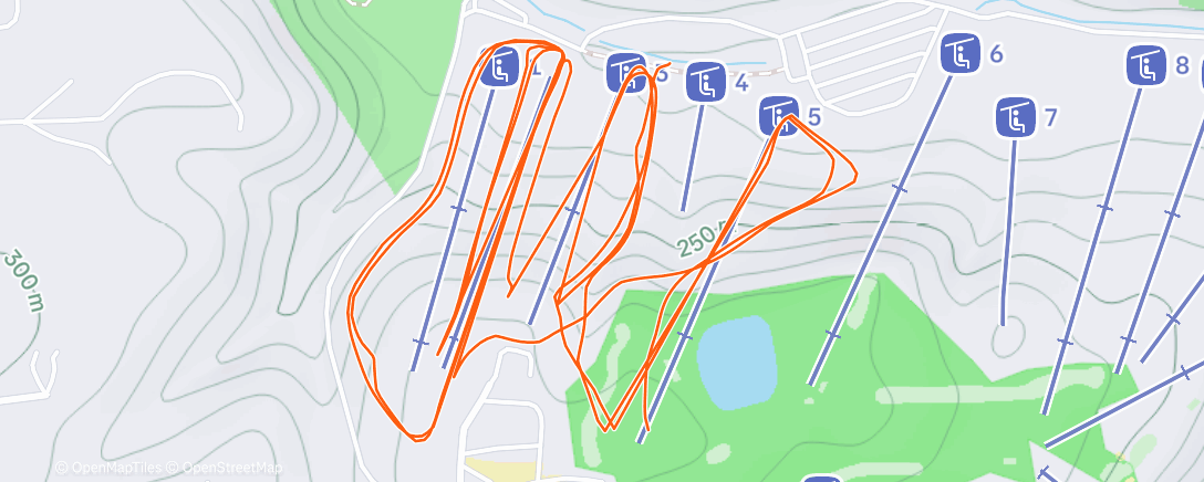 Map of the activity, Chasing the tinkle Twins