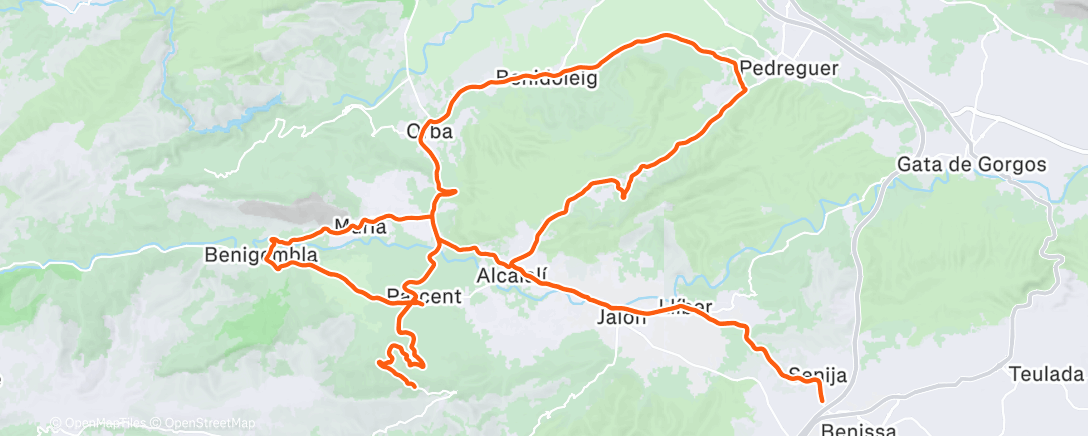 Map of the activity, ☁️⛅