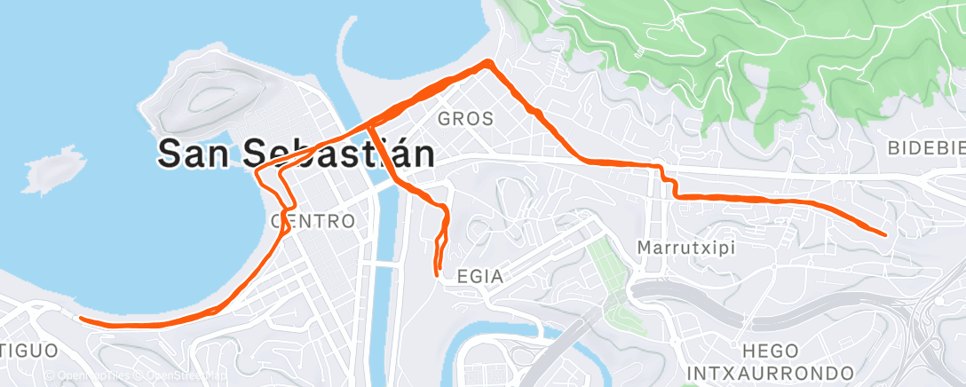 Карта физической активности (Lunch Run)