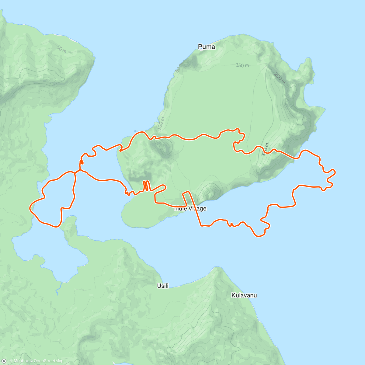 Map of the activity, Zwift - Waisted 8 in Watopia