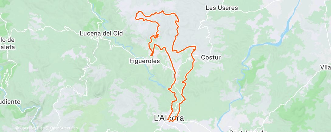 Map of the activity, Btt alcalaten