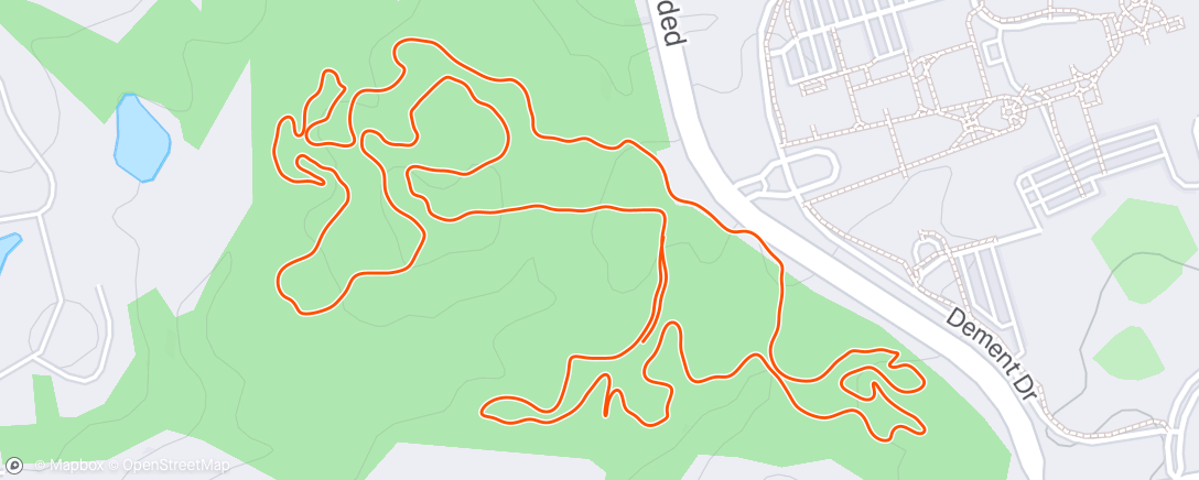 Map of the activity, Jackal Trail Loop - Hot