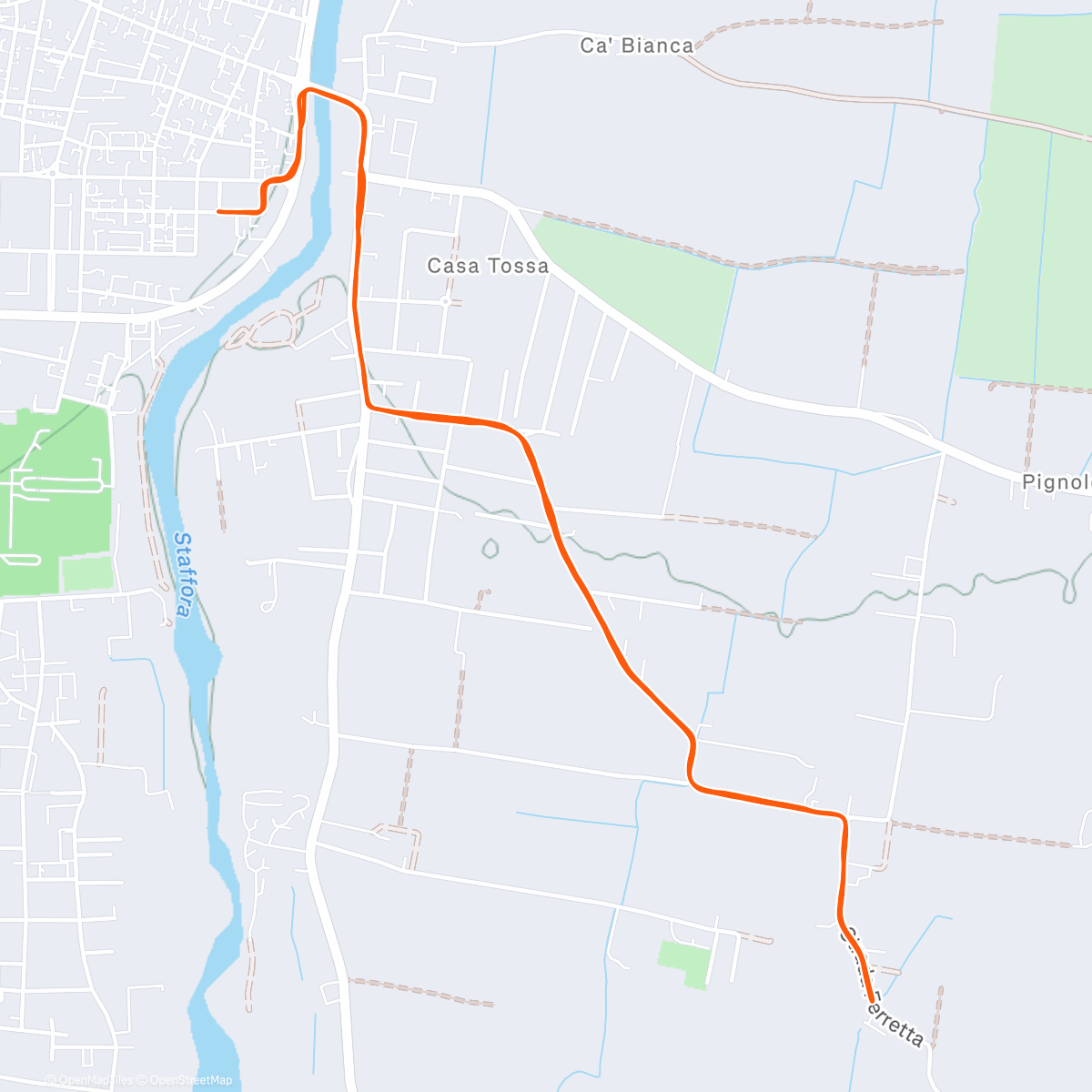 Map of the activity, Prova scarpe nuove! 🏃☀️