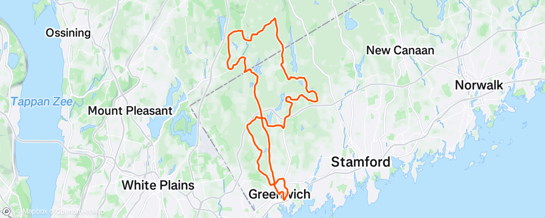 Map of the activity, Afternoon Ride
