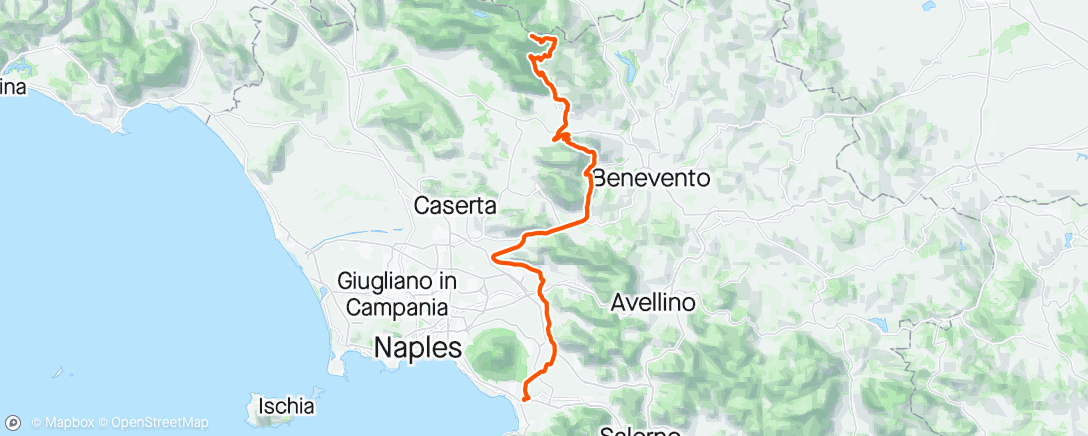 Map of the activity, Giro d‘Italia #10 🇮🇹