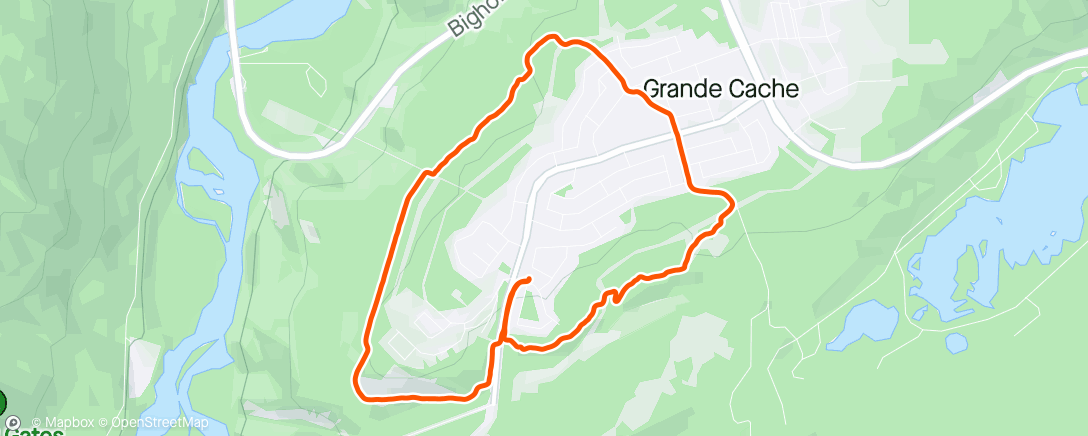 Map of the activity, Morning Trail Run ☀️