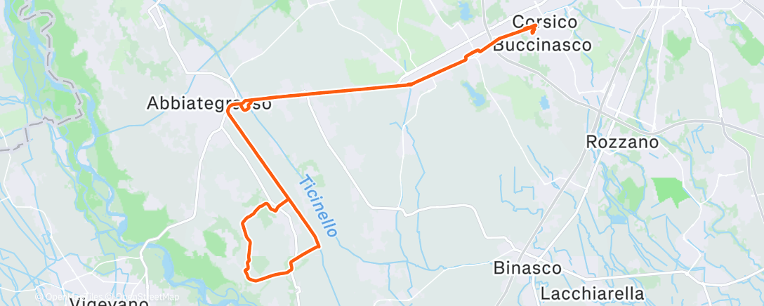 Map of the activity, Con Antonio il sardo