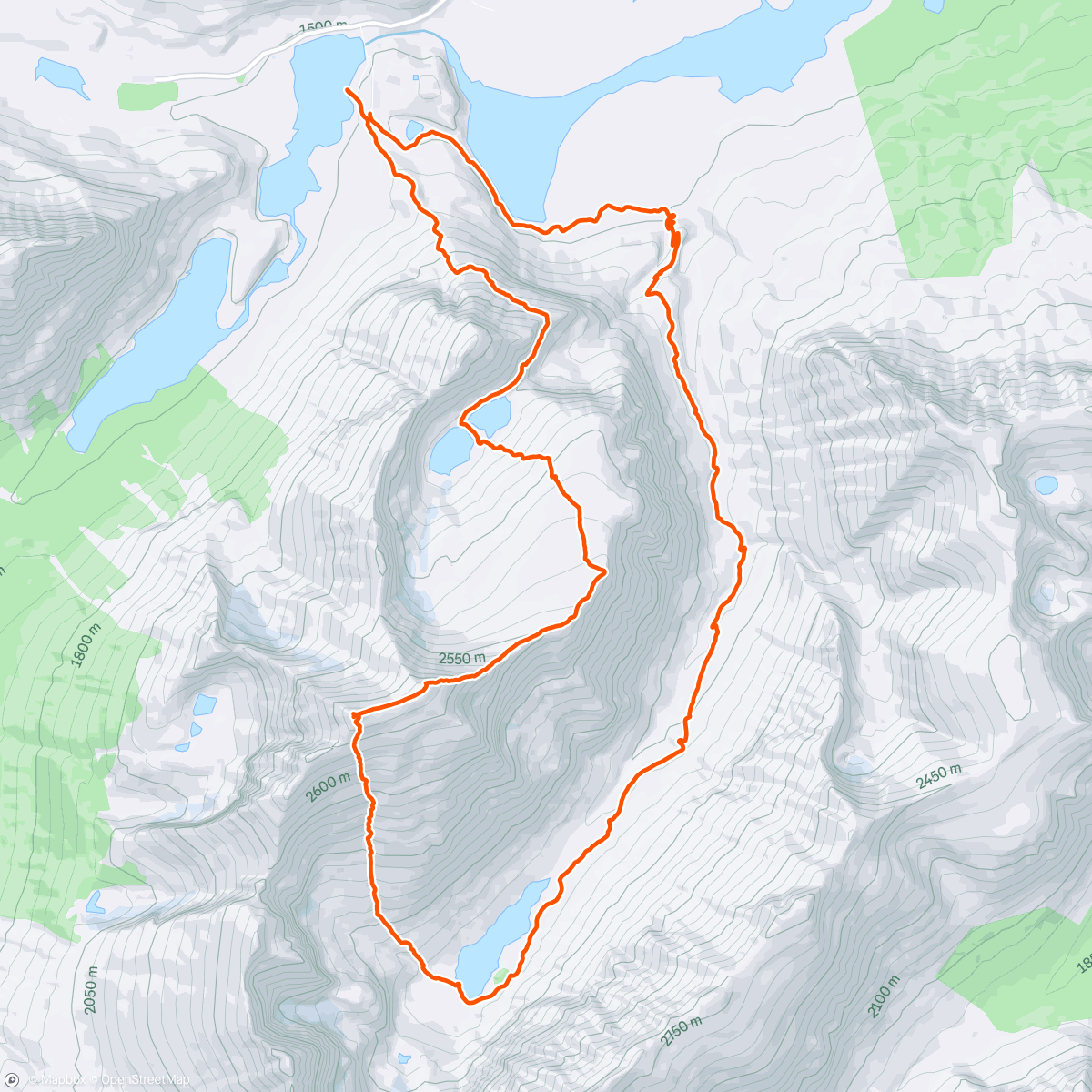 Map of the activity, Allen via Snow Moon