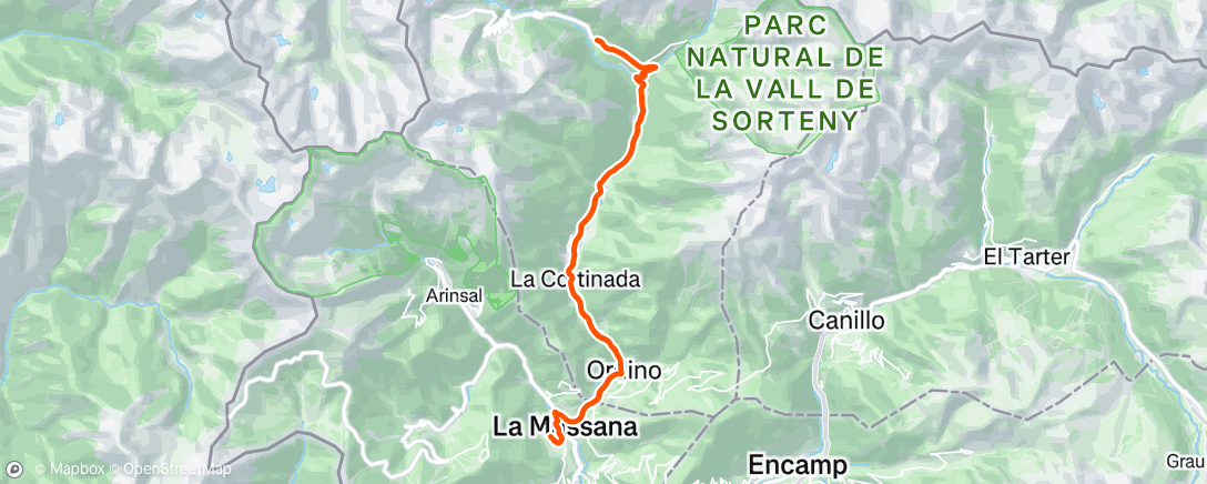 Map of the activity, Morning Ride