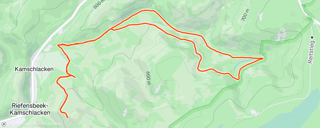 Map of the activity, Gehen (Outdoor)
