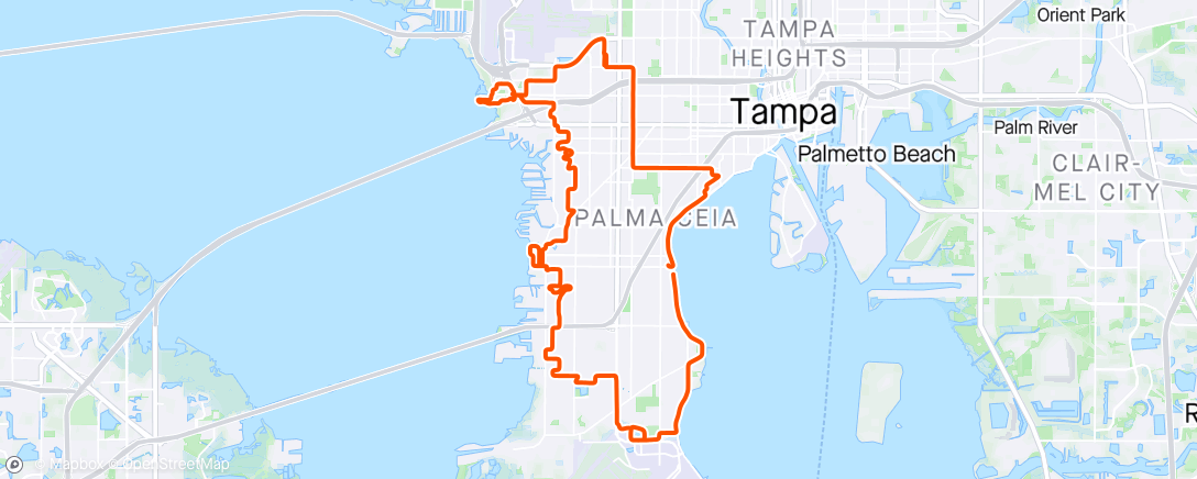 Map of the activity, Ciao Tampa 😃