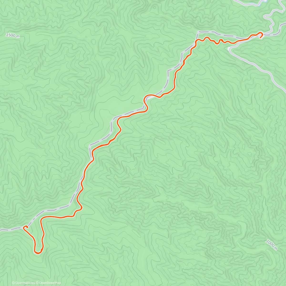 Map of the activity, Morning Ride