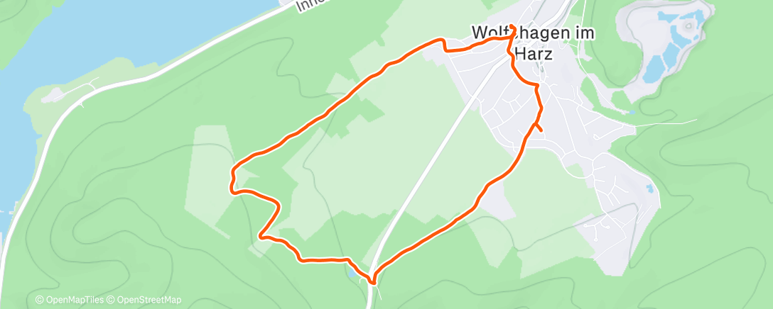 Карта физической активности (Spaziergang am Morgen)