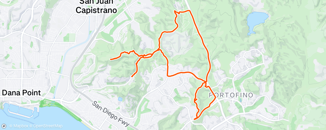Map of the activity, At least it wasn't scorching hot :P
