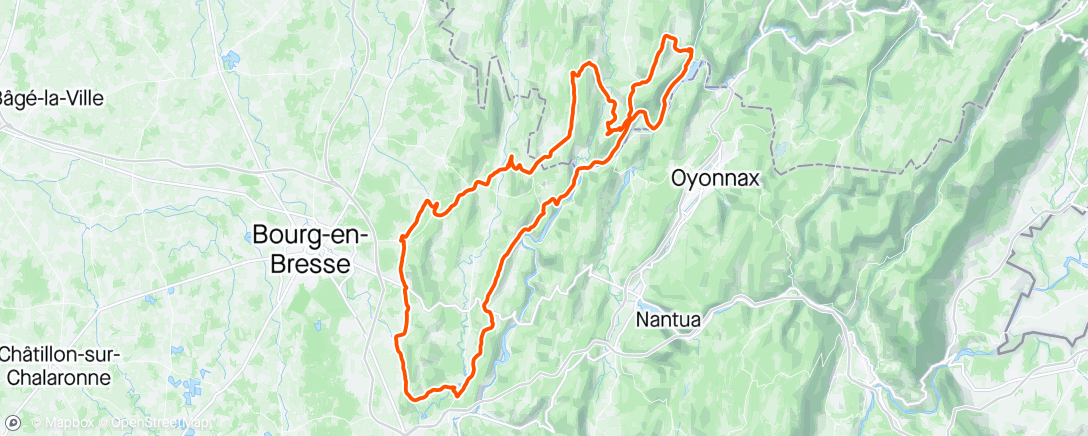 Map of the activity, Endurance et tempo