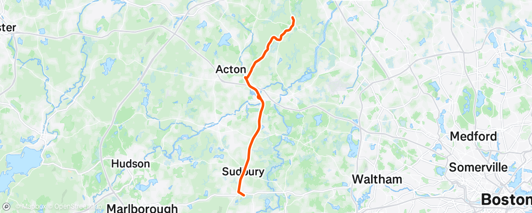 Map of the activity, Bruce Freeman - Carlisle Center