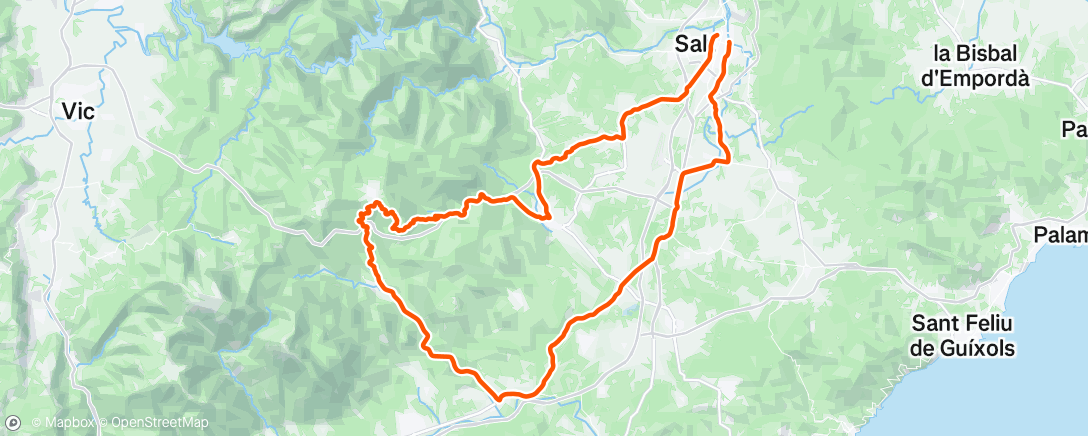 Map of the activity, Days that make you appreciate having good legs😅