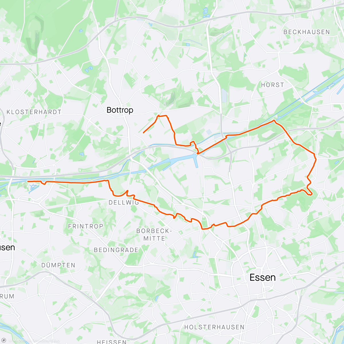 Mapa da atividade, Mammutmarsch 🦣 Ruhrgebiet