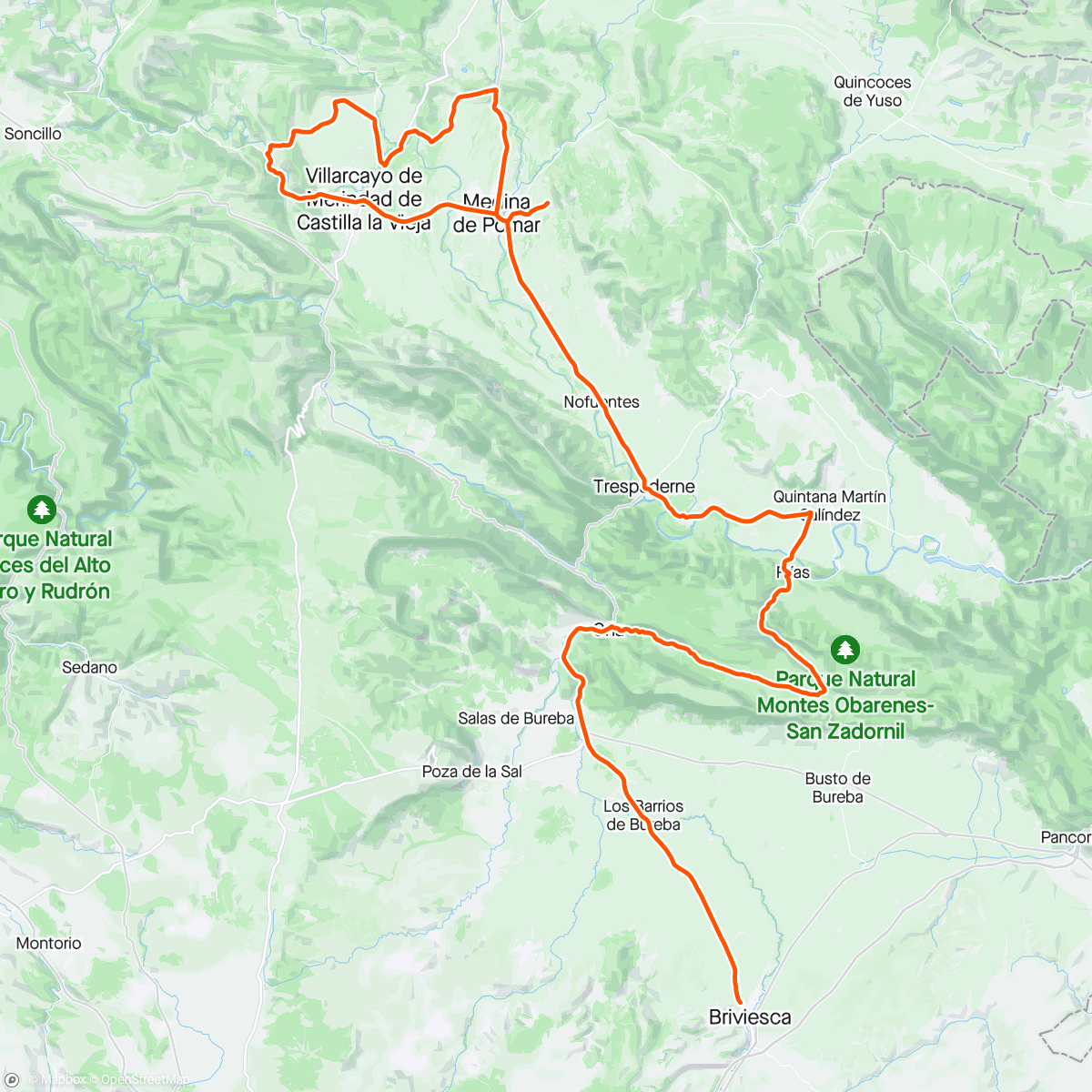 Map of the activity, Burgos, étape 2 : 🥈