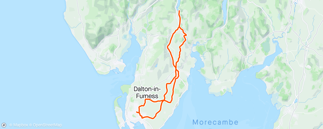 Kaart van de activiteit “Lanes and hills Wet and cold, not expected d30”