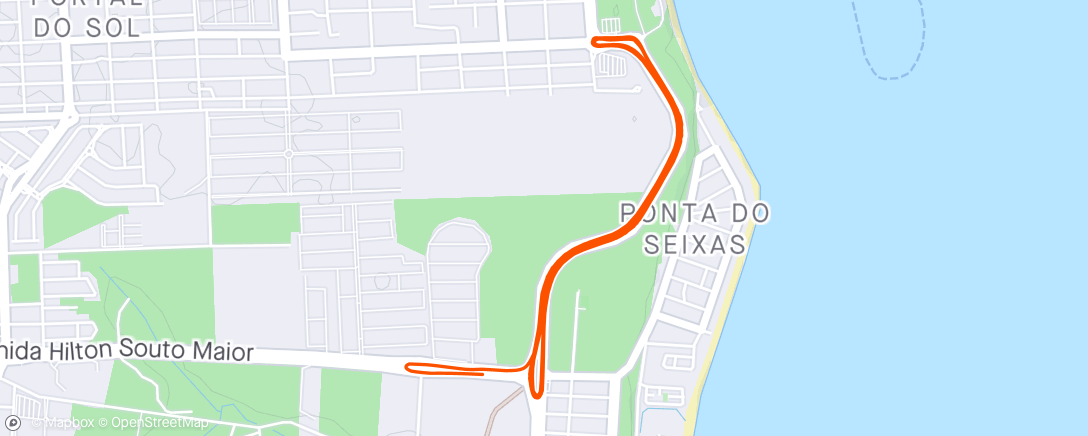 Map of the activity, CIRCUITO FEDERAL