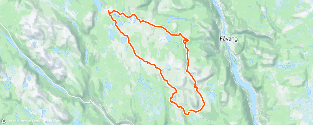 Map of the activity, Fin dag i påskefjellet
