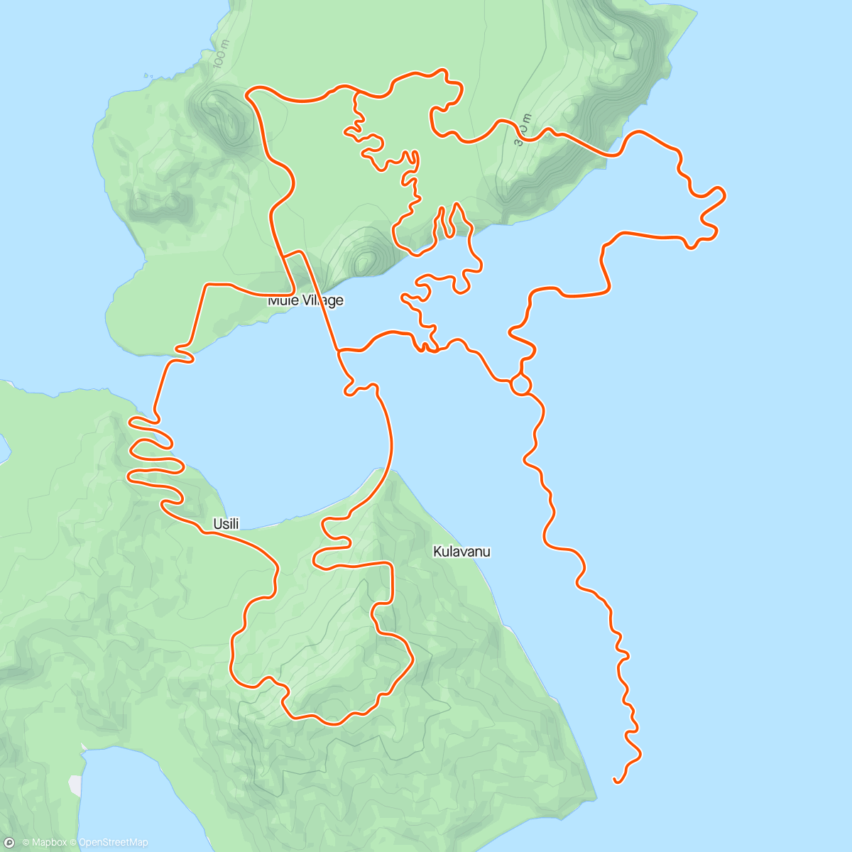 Map of the activity, Muir And The Mountain