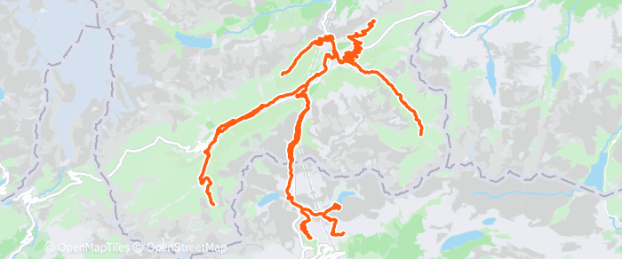 Route map of Realp Loop