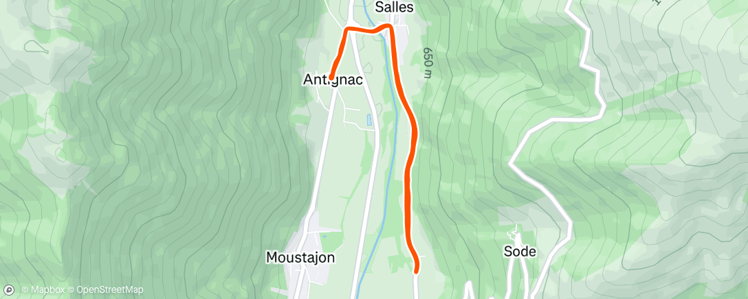 Карта физической активности (Reprise course à pied)