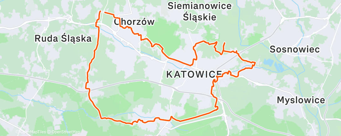 Map of the activity, Morning & Afternoon Ride